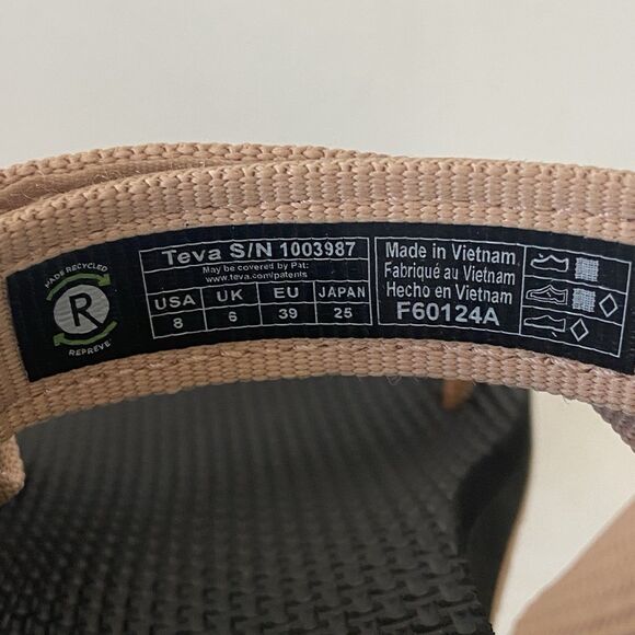 Teva Original Universal Sandals Maple Sugar Multi Size 8 - Picture 8 of 9